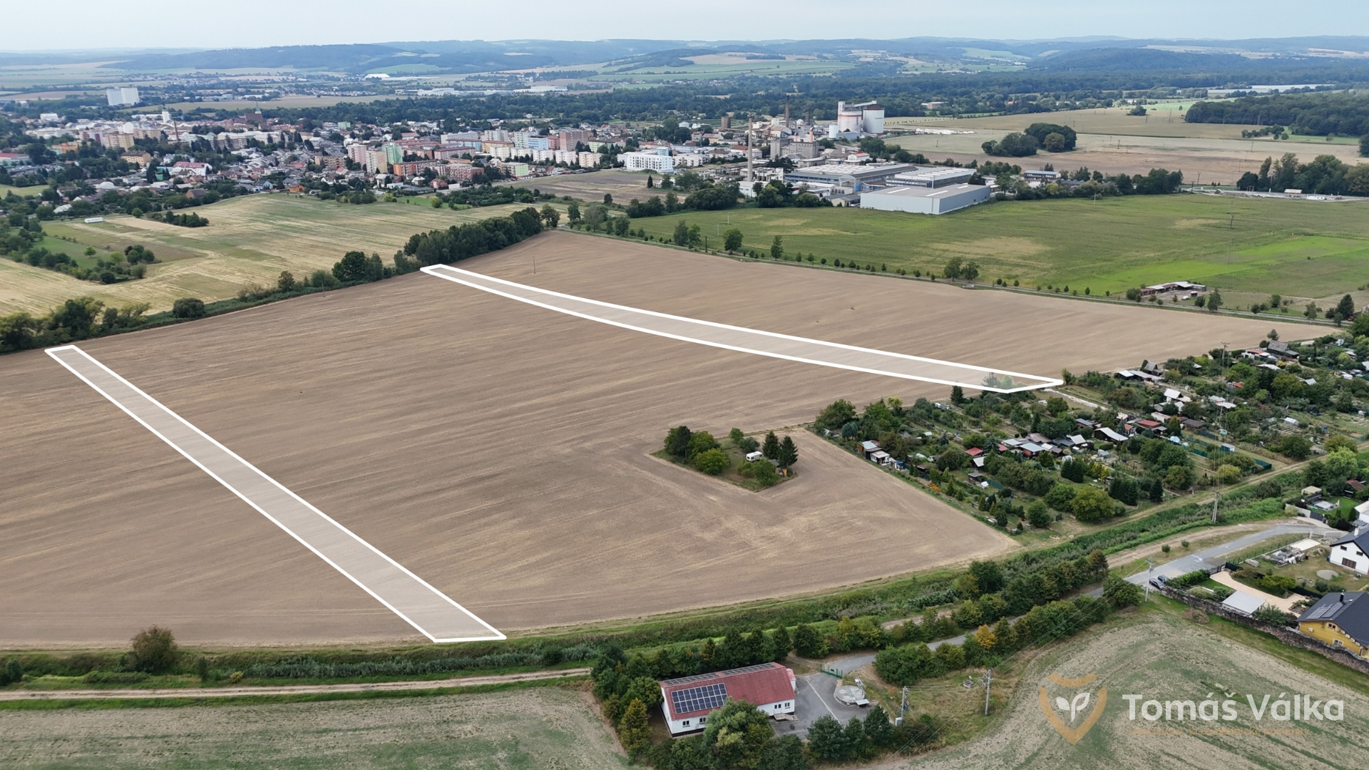 2,3 ha pozemků u Litovle – kú Červenka